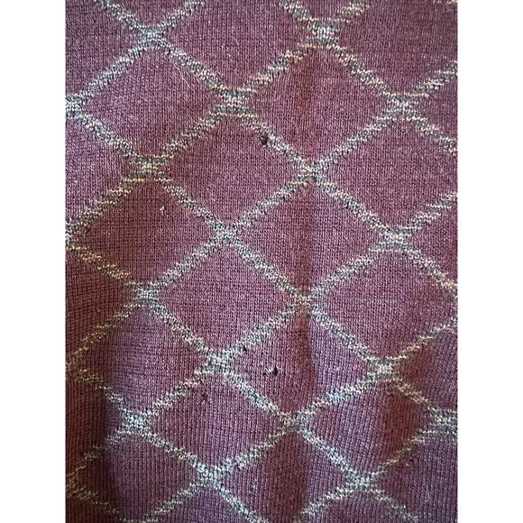 Britches of Georgetowne Sweater Mens Medium Purple Long Sleeve Pullover Wool - Picture 3 of 4